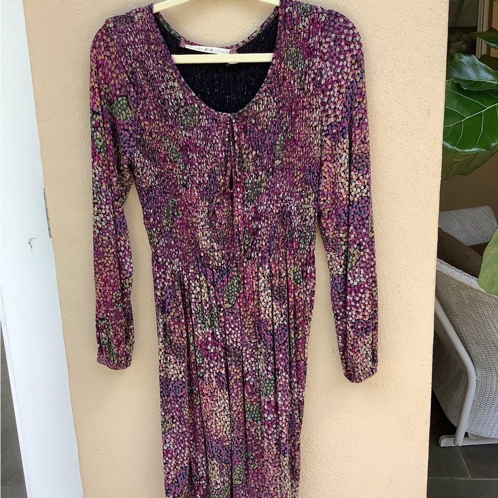 Chelsea and Violet smocked dress
